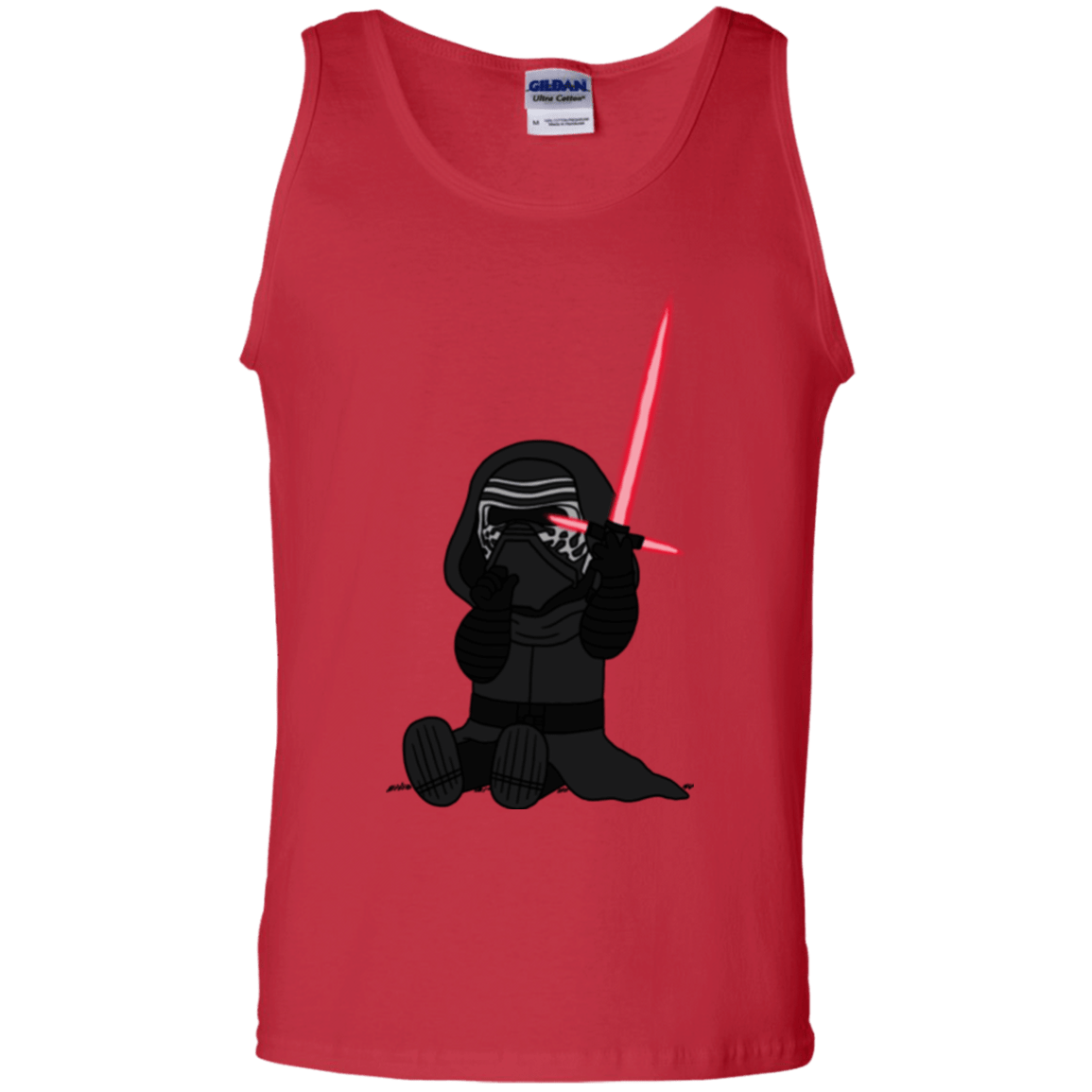 T-Shirts Red / S Not Secure Sword Men's Tank Top