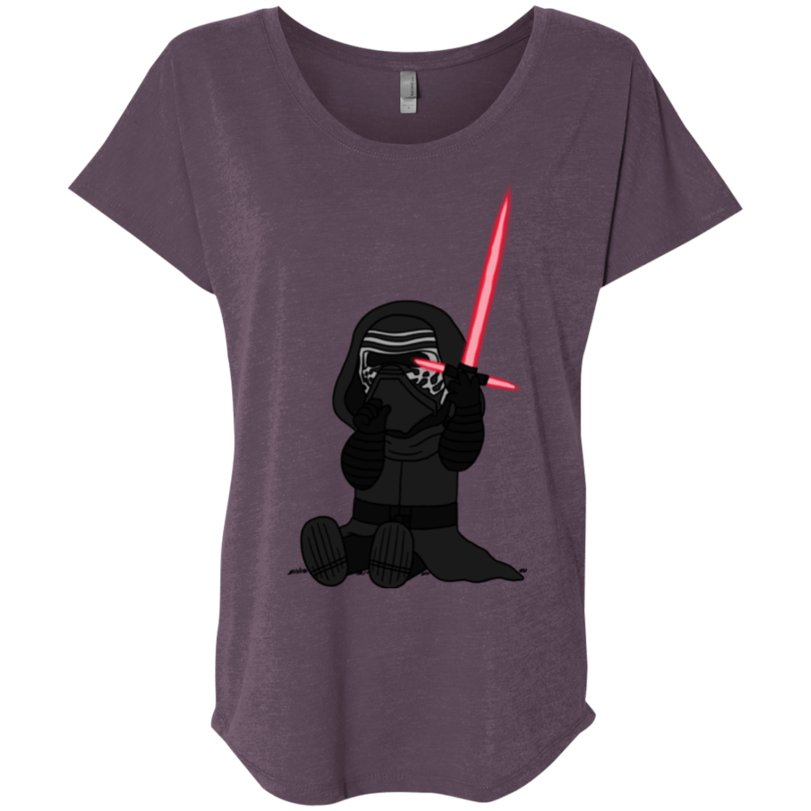 T-Shirts Vintage Purple / X-Small Not Secure Sword Triblend Dolman Sleeve