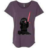 T-Shirts Vintage Purple / X-Small Not Secure Sword Triblend Dolman Sleeve