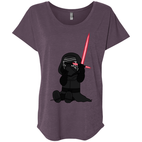 T-Shirts Vintage Purple / X-Small Not Secure Sword Triblend Dolman Sleeve