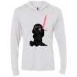 T-Shirts Heather White / X-Small Not Secure Sword Triblend Long Sleeve Hoodie Tee