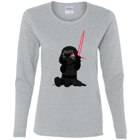 T-Shirts Sport Grey / S Not Secure Sword Women's Long Sleeve T-Shirt