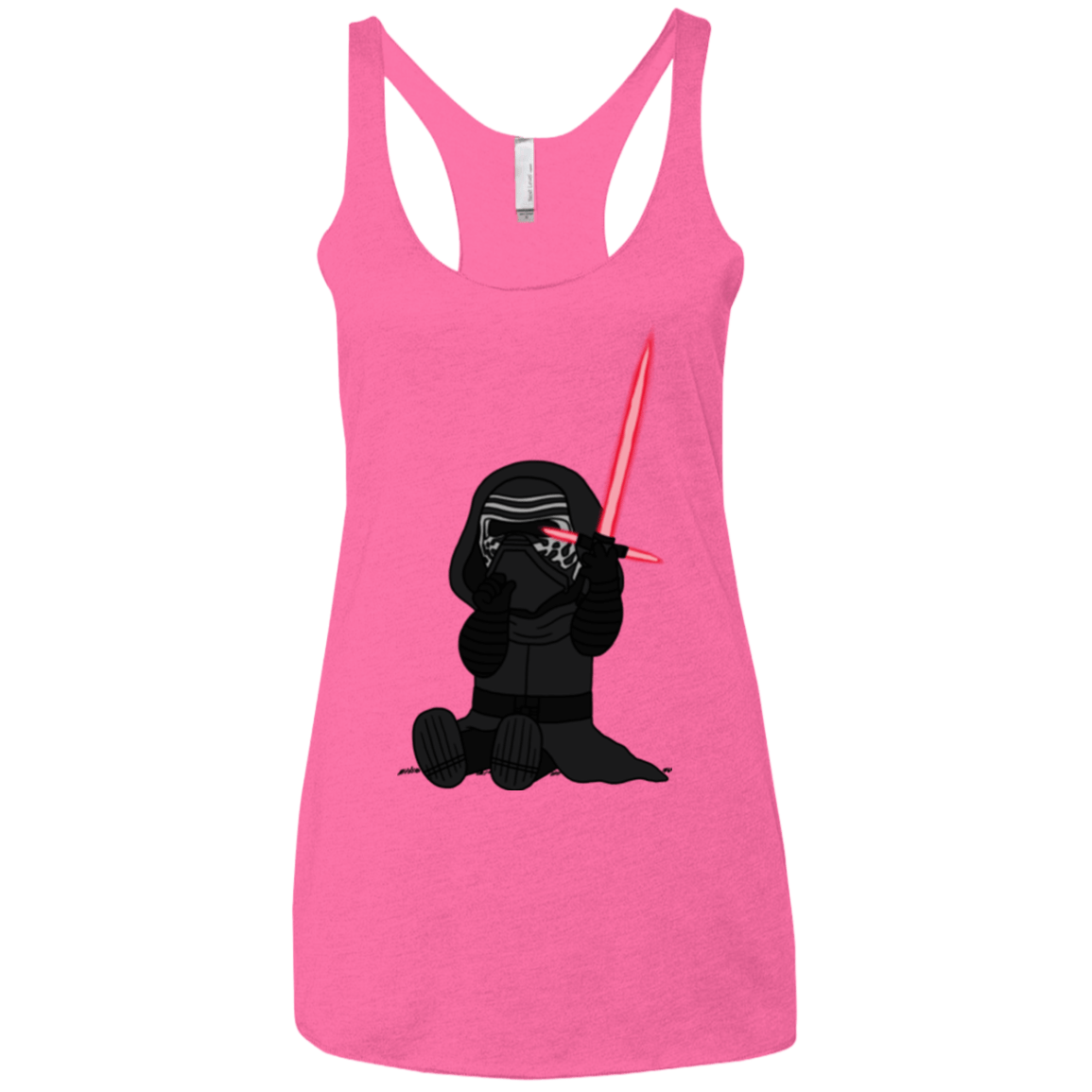 T-Shirts Vintage Pink / X-Small Not Secure Sword Women's Triblend Racerback Tank