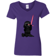 T-Shirts Purple / S Not Secure Sword Women's V-Neck T-Shirt