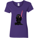 T-Shirts Purple / S Not Secure Sword Women's V-Neck T-Shirt