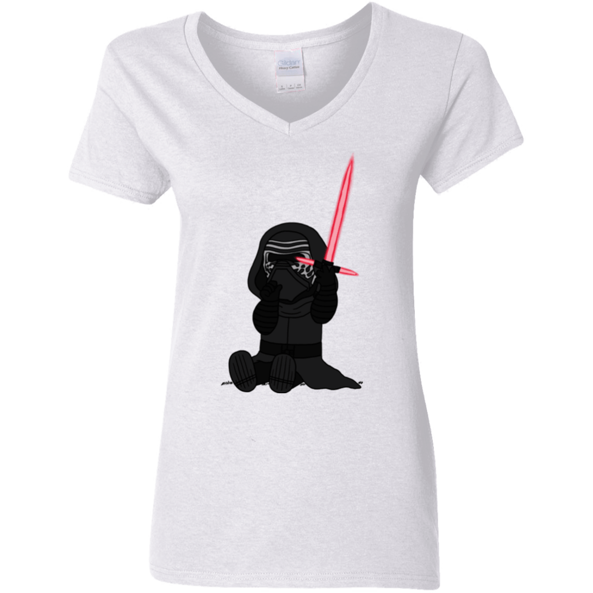 T-Shirts White / S Not Secure Sword Women's V-Neck T-Shirt