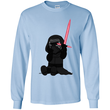 T-Shirts Light Blue / YS Not Secure Sword Youth Long Sleeve T-Shirt