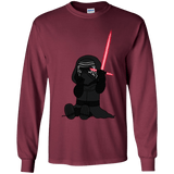T-Shirts Maroon / YS Not Secure Sword Youth Long Sleeve T-Shirt