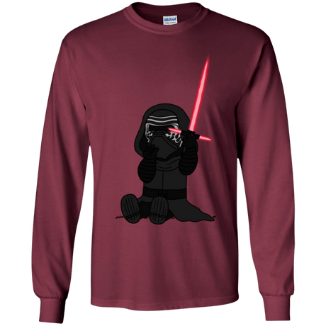 T-Shirts Maroon / YS Not Secure Sword Youth Long Sleeve T-Shirt