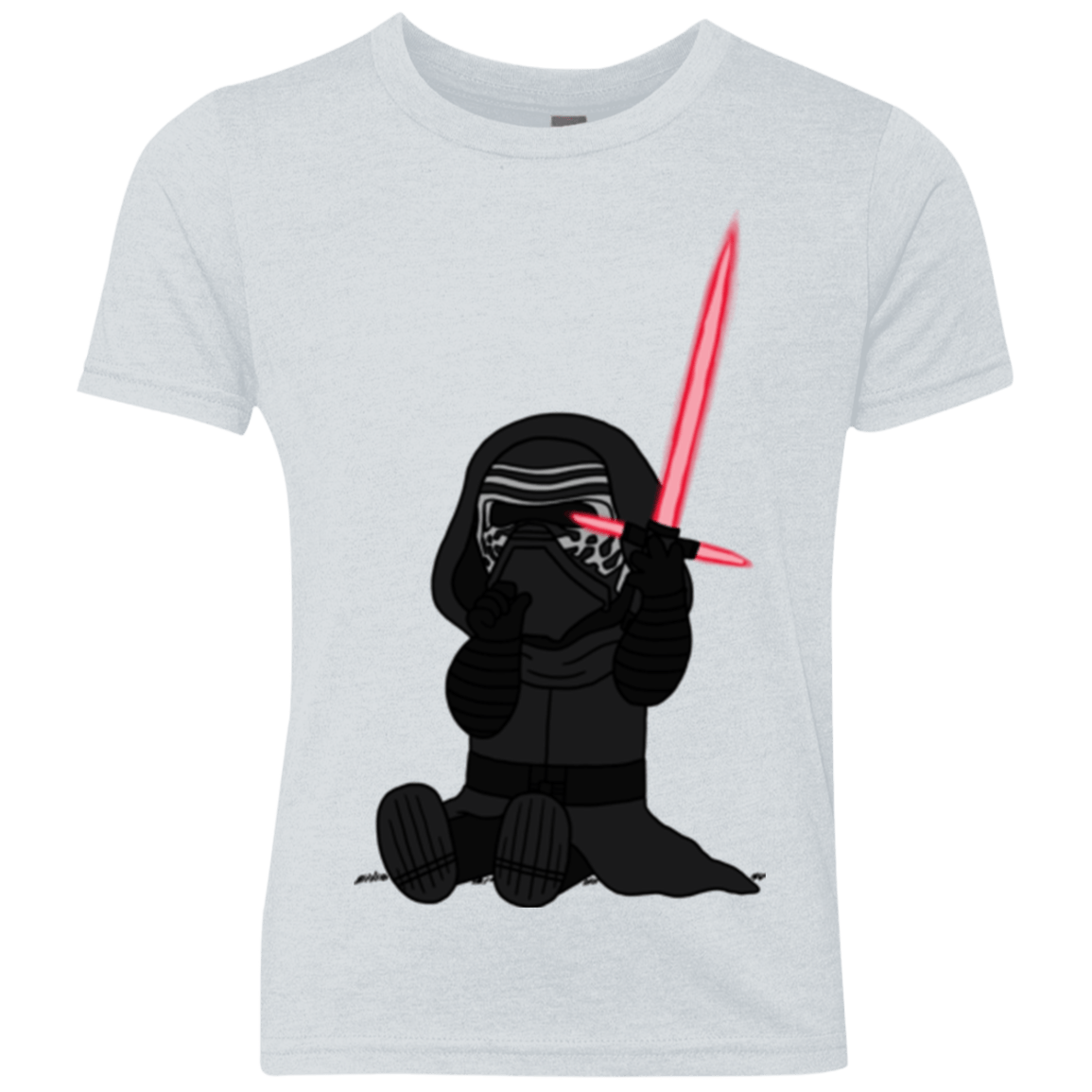 T-Shirts Heather White / YXS Not Secure Sword Youth Triblend T-Shirt