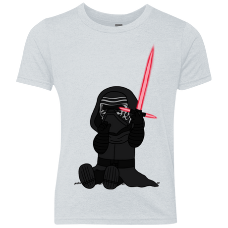 T-Shirts Heather White / YXS Not Secure Sword Youth Triblend T-Shirt