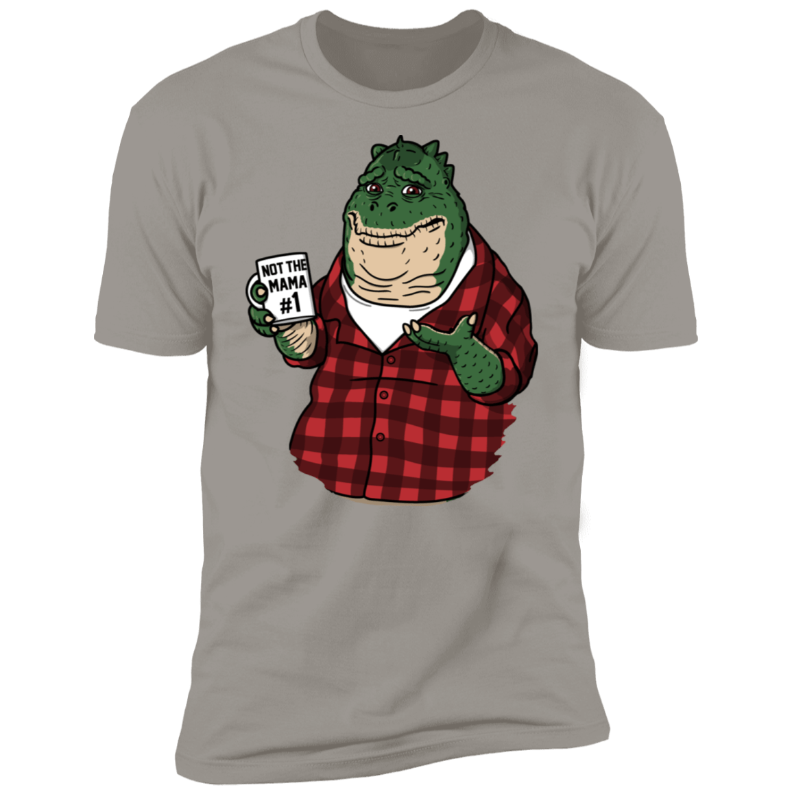 T-Shirts Light Grey / S Not The Mama Men's Premium T-Shirt