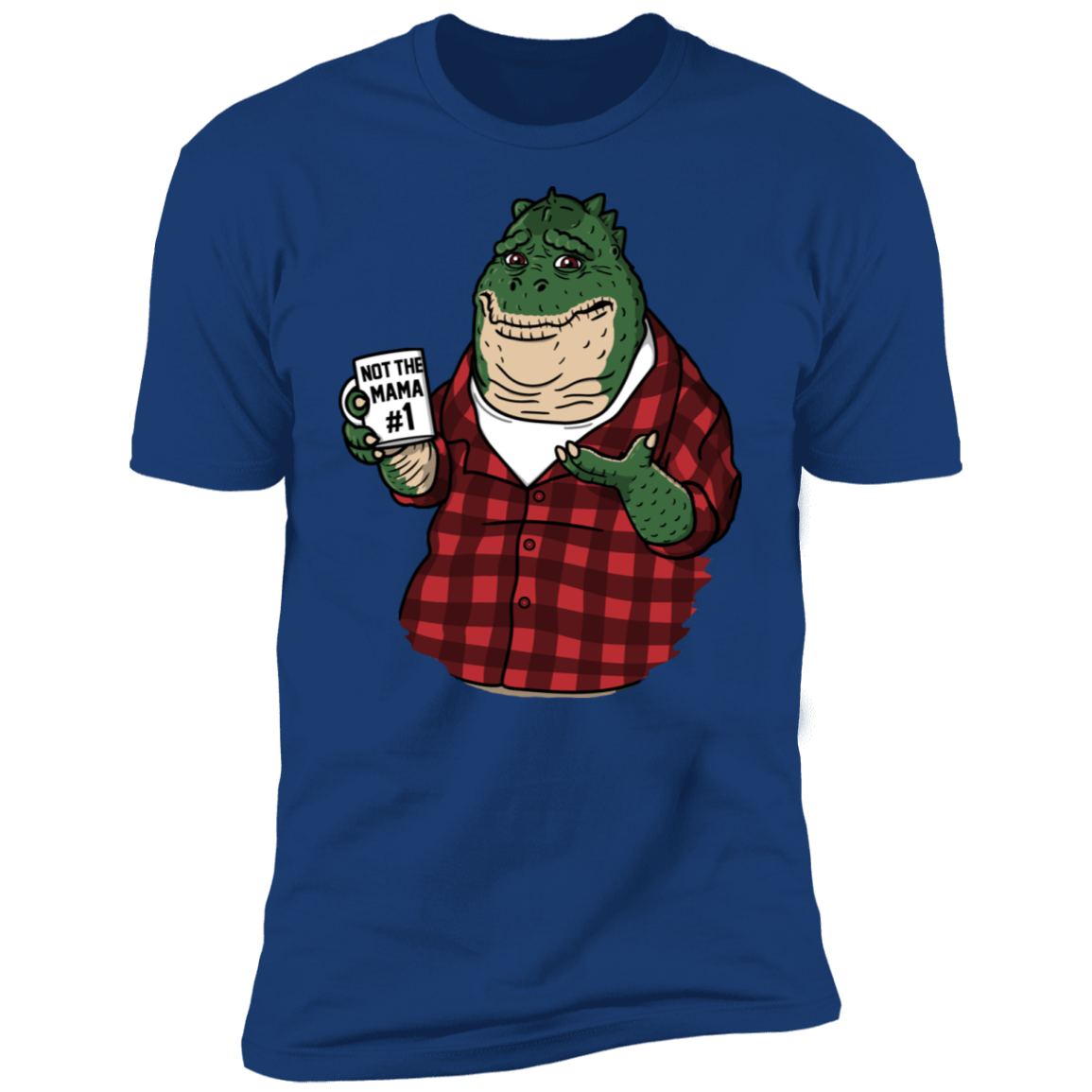 T-Shirts Royal / S Not The Mama Men's Premium T-Shirt