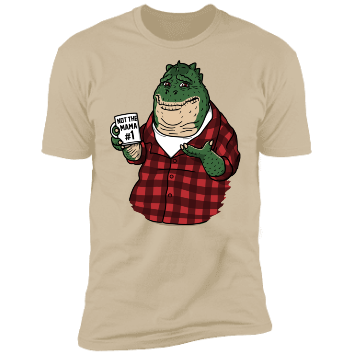 T-Shirts Sand / S Not The Mama Men's Premium T-Shirt