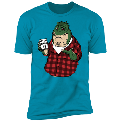 T-Shirts Turquoise / S Not The Mama Men's Premium T-Shirt