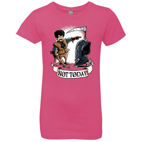 T-Shirts Hot Pink / YXS Not Today Girls Premium T-Shirt