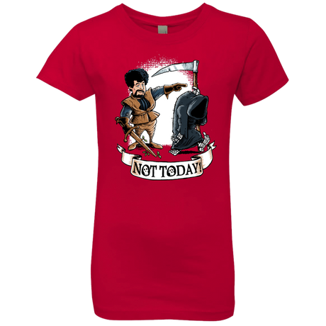 T-Shirts Red / YXS Not Today Girls Premium T-Shirt