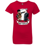 T-Shirts Red / YXS Not Today Girls Premium T-Shirt