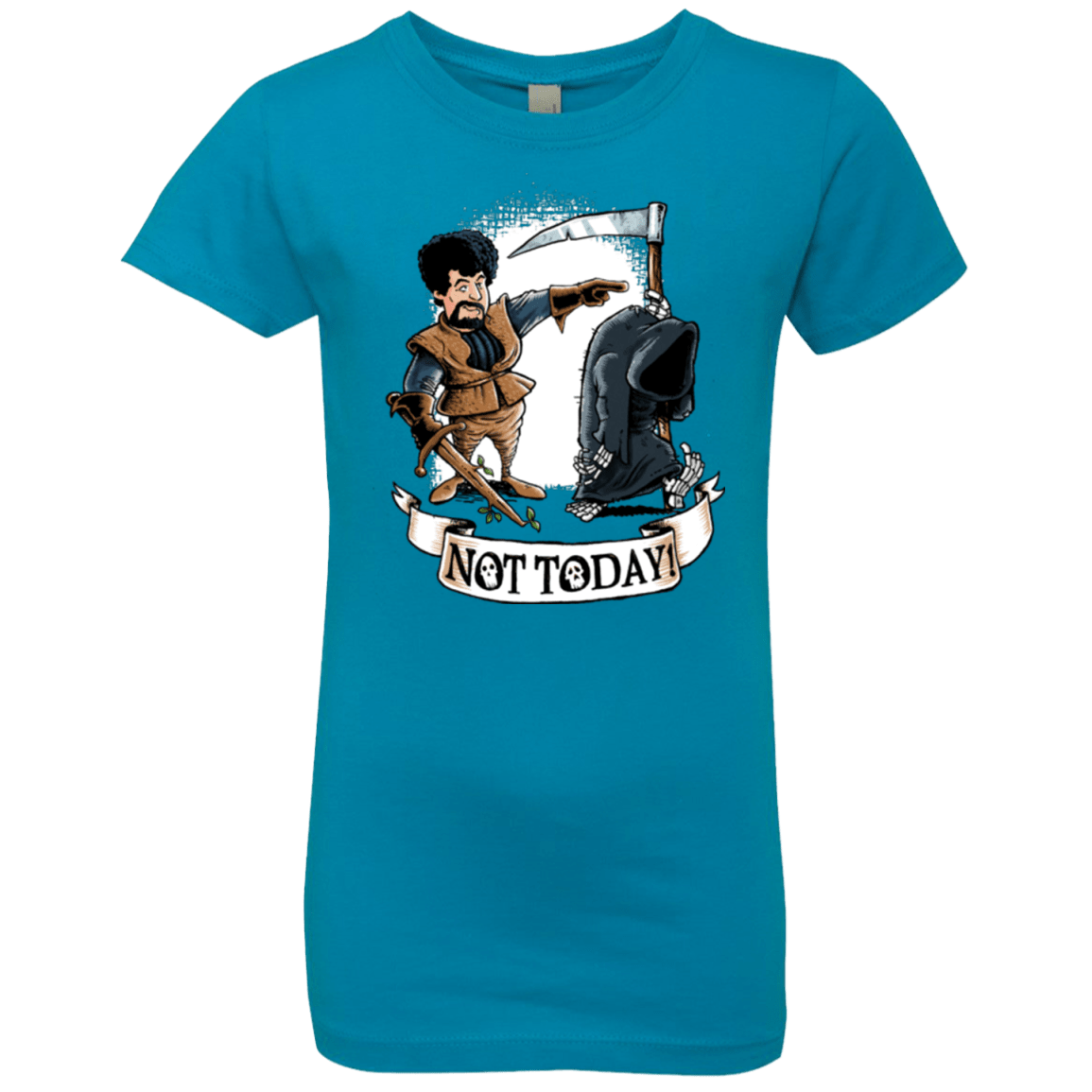 T-Shirts Turquoise / YXS Not Today Girls Premium T-Shirt