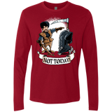 T-Shirts Cardinal / Small Not Today Men's Premium Long Sleeve