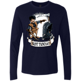 T-Shirts Midnight Navy / Small Not Today Men's Premium Long Sleeve
