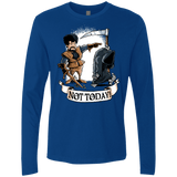 T-Shirts Royal / Small Not Today Men's Premium Long Sleeve