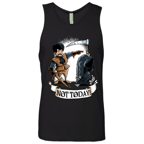 T-Shirts Black / Small Not Today Men's Premium Tank Top