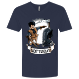 T-Shirts Midnight Navy / X-Small Not Today Men's Premium V-Neck