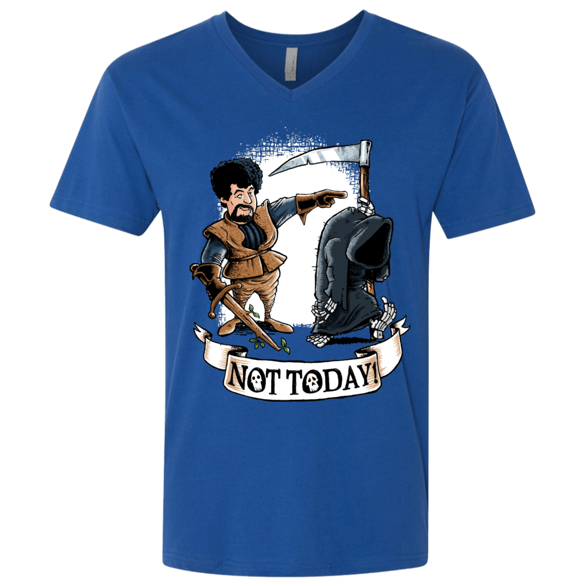T-Shirts Royal / X-Small Not Today Men's Premium V-Neck