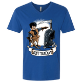 T-Shirts Royal / X-Small Not Today Men's Premium V-Neck