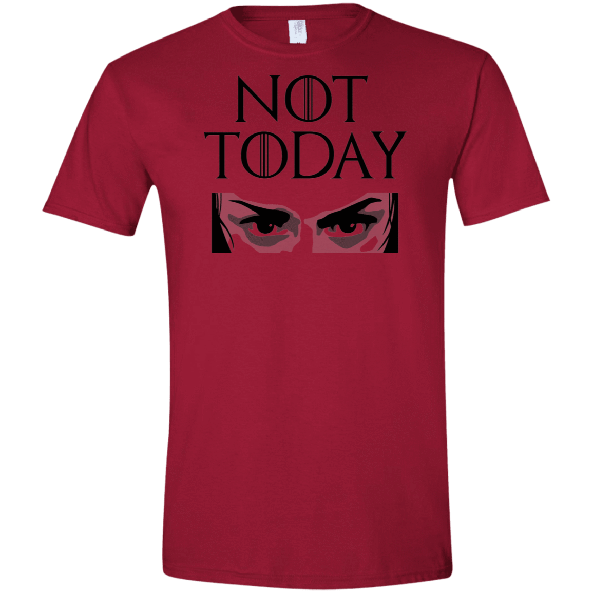 T-Shirts Cardinal Red / S Not Today Men's Semi-Fitted Softstyle