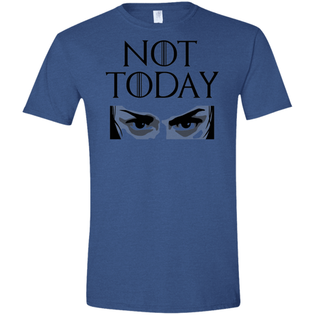 T-Shirts Heather Royal / X-Small Not Today Men's Semi-Fitted Softstyle