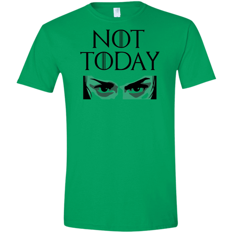 T-Shirts Irish Green / S Not Today Men's Semi-Fitted Softstyle
