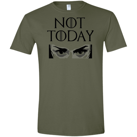 T-Shirts Military Green / S Not Today Men's Semi-Fitted Softstyle