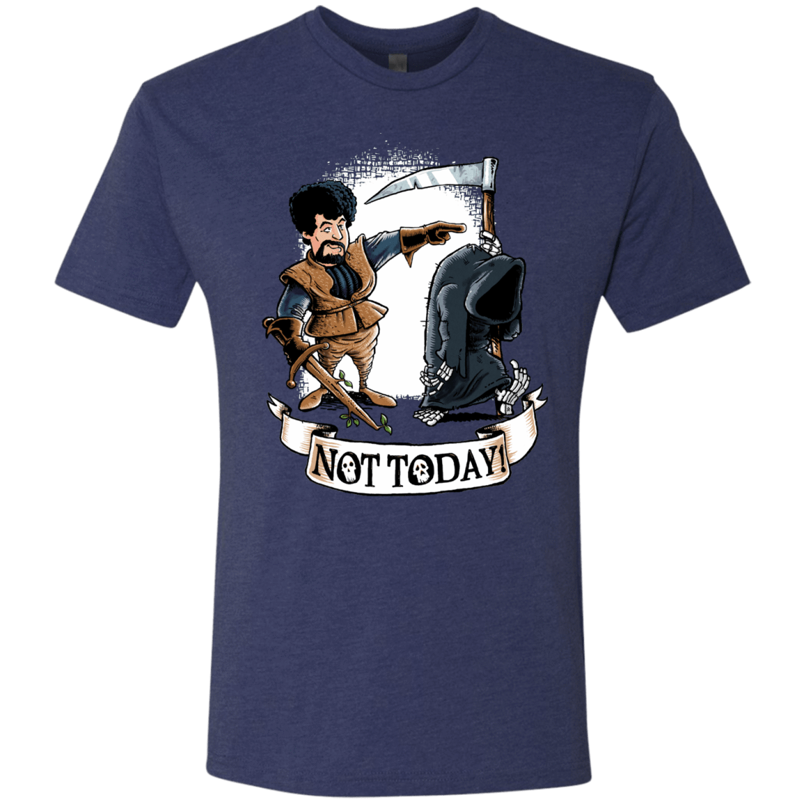 T-Shirts Vintage Navy / Small Not Today Men's Triblend T-Shirt