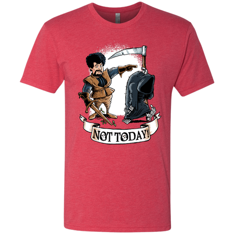 T-Shirts Vintage Red / Small Not Today Men's Triblend T-Shirt