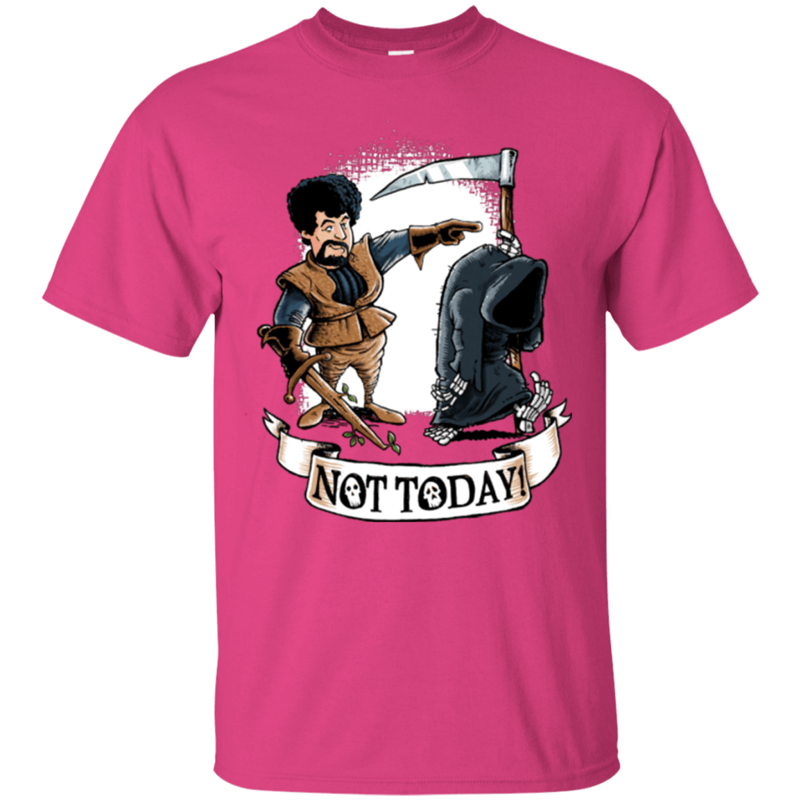 T-Shirts Heliconia / Small Not Today T-Shirt