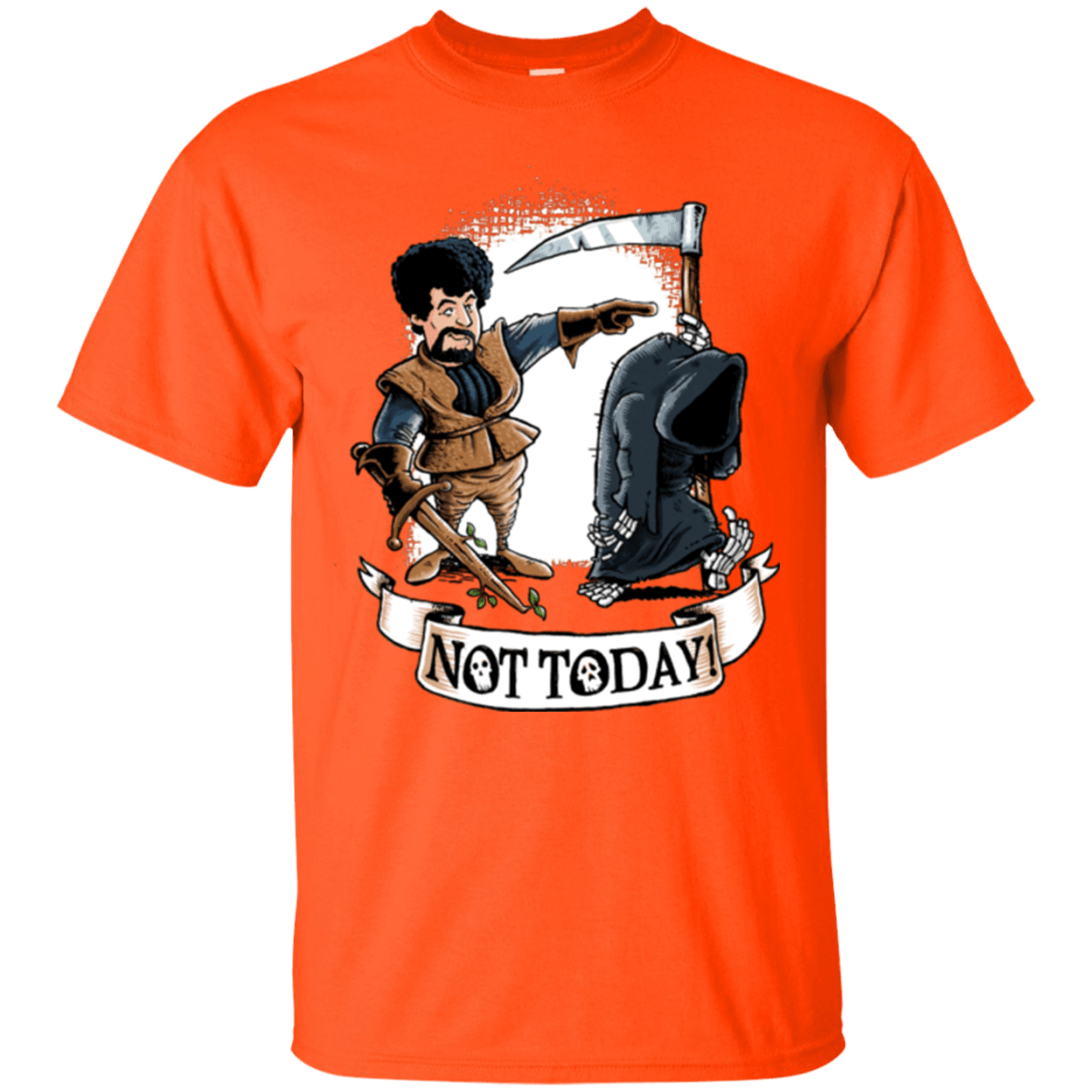 T-Shirts Orange / Small Not Today T-Shirt