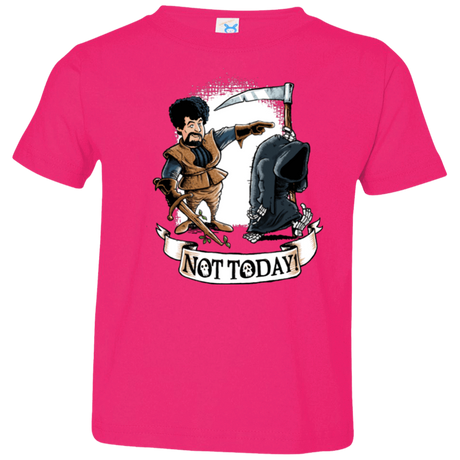 T-Shirts Hot Pink / 2T Not Today Toddler Premium T-Shirt