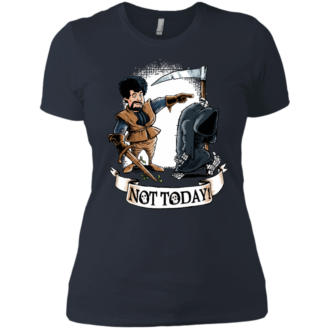 T-Shirts Indigo / X-Small Not Today Women's Premium T-Shirt