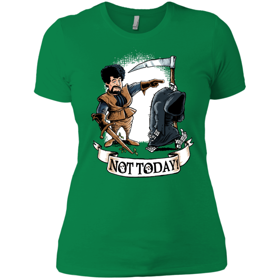 T-Shirts Kelly Green / X-Small Not Today Women's Premium T-Shirt