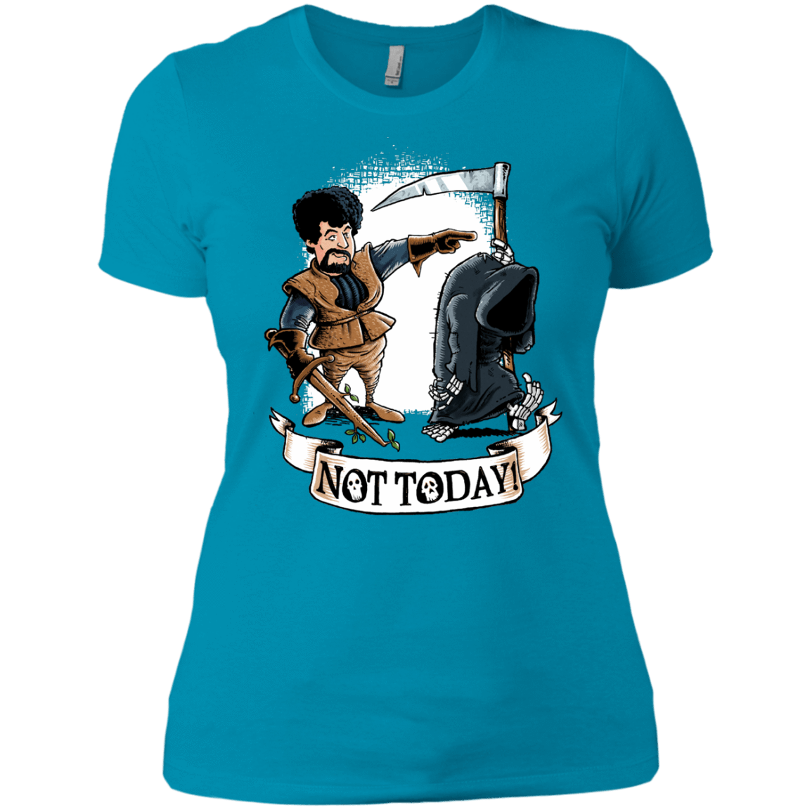 T-Shirts Turquoise / X-Small Not Today Women's Premium T-Shirt