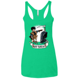 T-Shirts Envy / X-Small Not Today Women's Triblend Racerback Tank