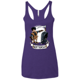 T-Shirts Purple / X-Small Not Today Women's Triblend Racerback Tank