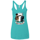T-Shirts Tahiti Blue / X-Small Not Today Women's Triblend Racerback Tank