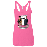 T-Shirts Vintage Pink / X-Small Not Today Women's Triblend Racerback Tank