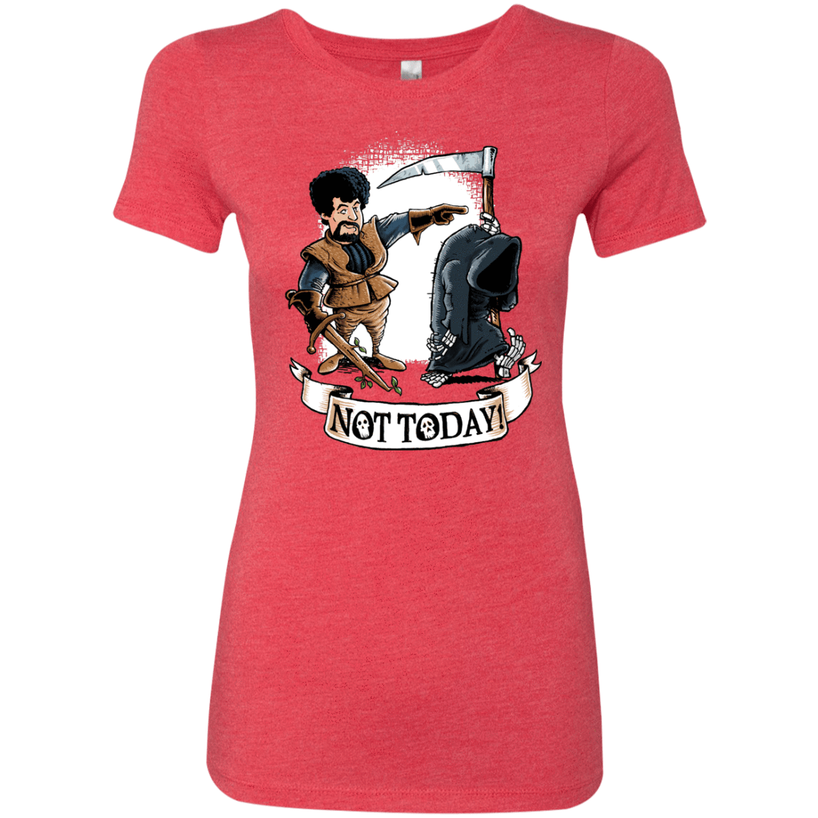 T-Shirts Vintage Red / Small Not Today Women's Triblend T-Shirt