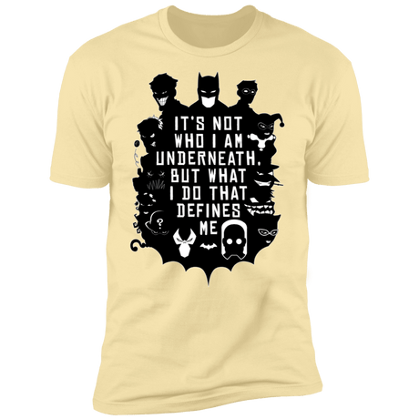 T-Shirts Banana Cream / S Not Who I Am Underneath Men's Premium T-Shirt