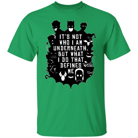 T-Shirts Irish Green / S Not Who I Am Underneath T-Shirt