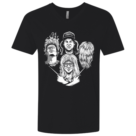 T-Shirts Black / X-Small Not Worthy Rhapsody Men's Premium V-Neck